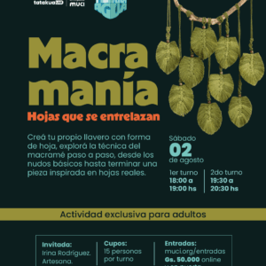 Hojas de macramé