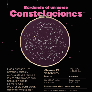 Bordando constelaciones