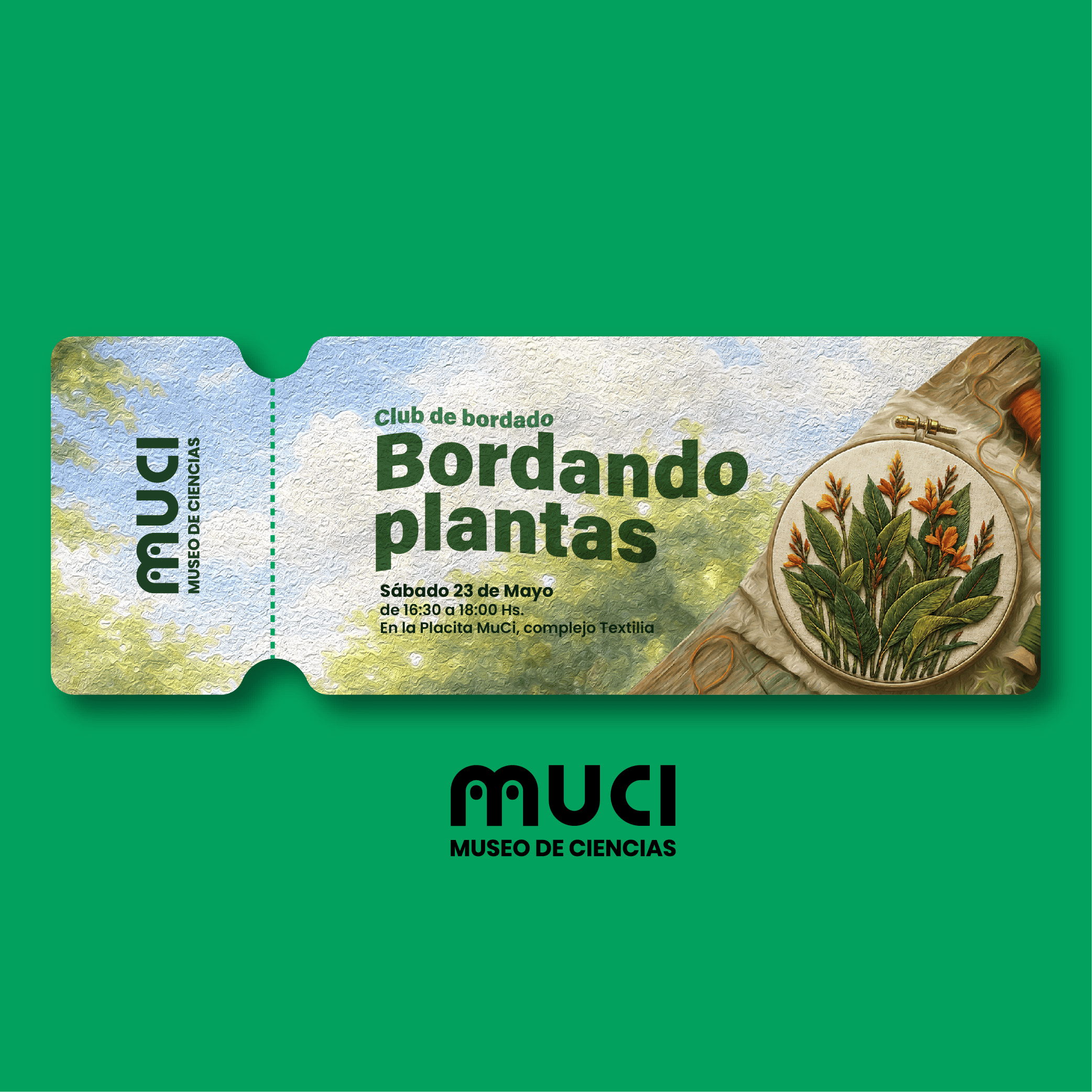 Bordando plantas