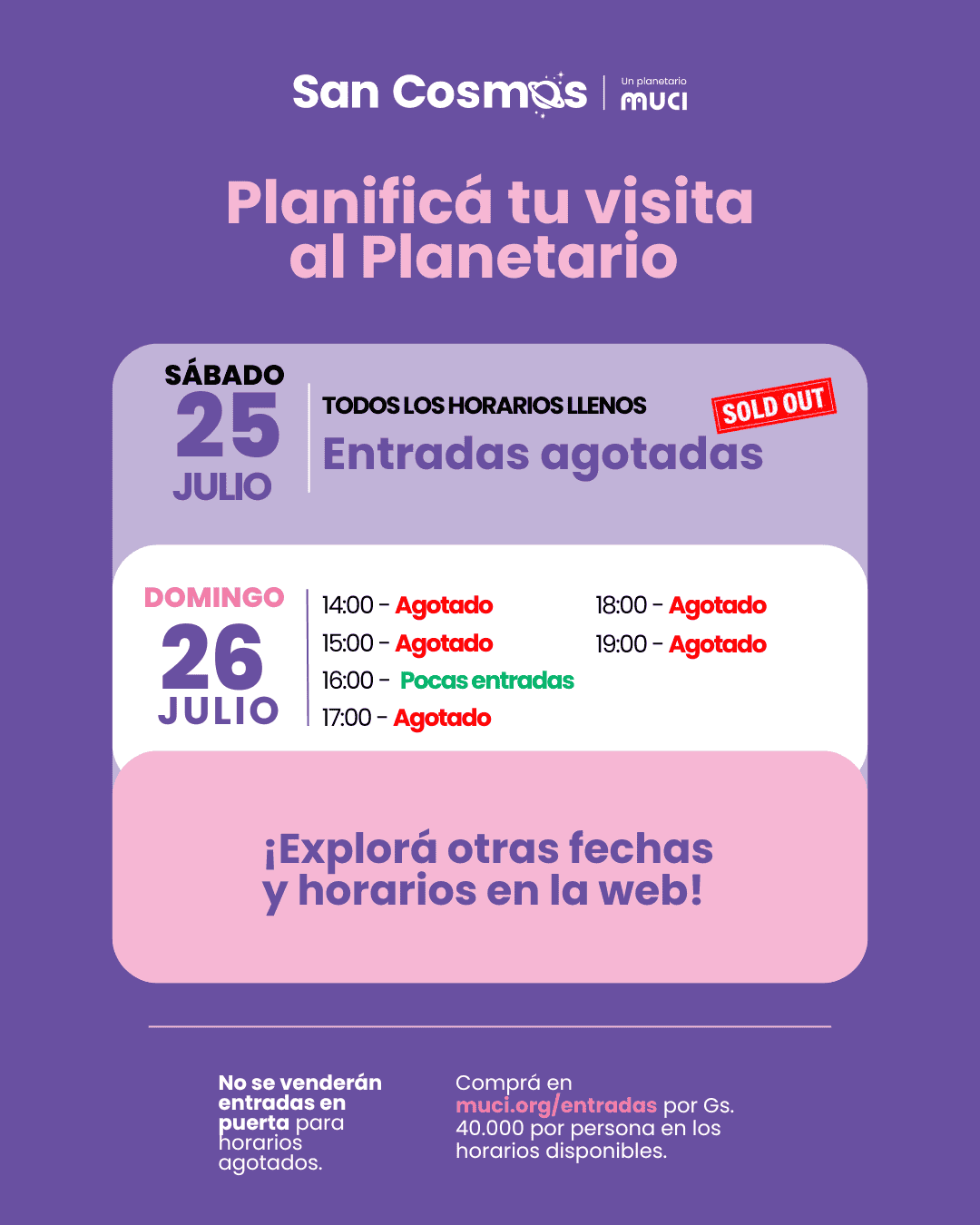 Anuncio San Cosmos